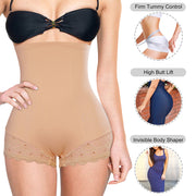Women Tummy Control Panties High Waist Girdle Slimmer Lace Briefs Underwear