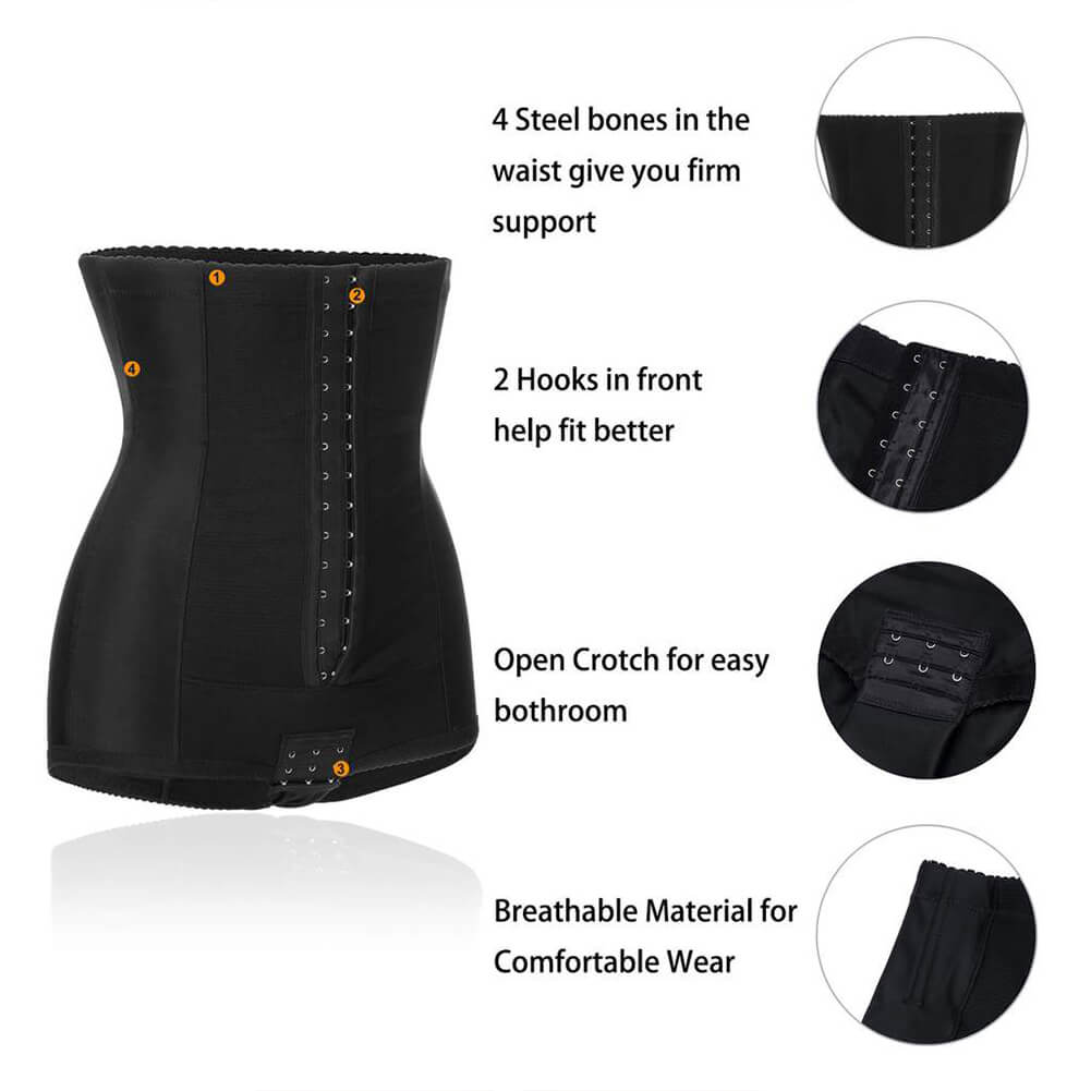 Postpartum Girdle High Waist Control Panties for Belly Recovery Butt L