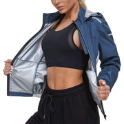 Junlan Women Fitness Hoodie Long Sleeve  Workout Jacket