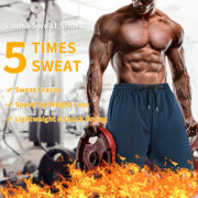 Junlan Lightweight Fitness Sweating Sauna Shorts with Pocket