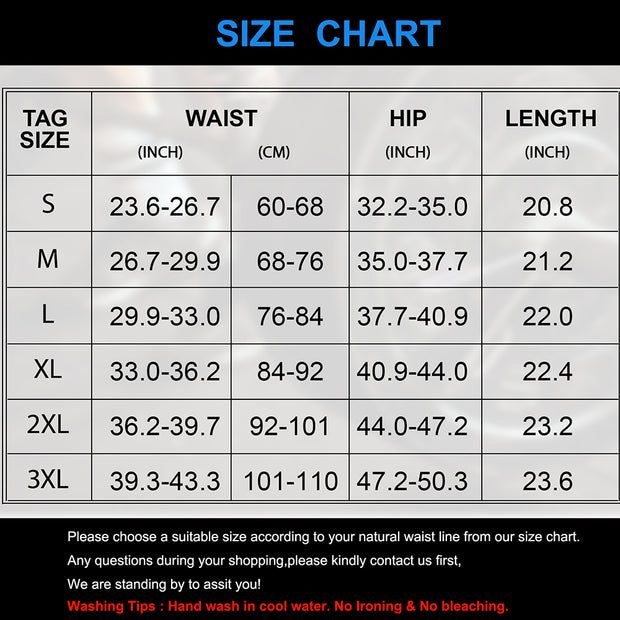 junlan men high waisted boxer shorts with butt pad size chart